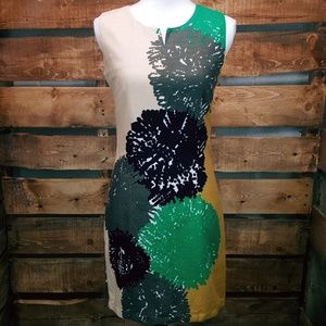 Diane Von Furstenberg Dress Beautiful Floral Sz 6